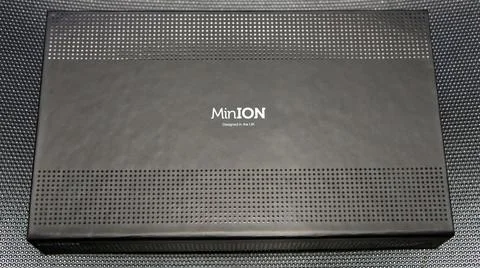 Oxford Nanopore Technologies. Minion Mk1B. Portable DNA-RNA sequencer device. 库存照片