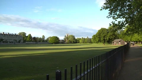 Oxford Panoramic Overview Stock Footage 74840213