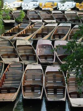 Oxford punts Stock Photos