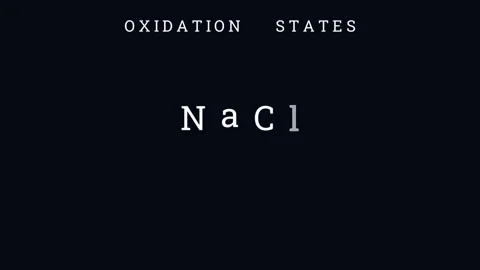 The oxidation state of sodium chloride Stock Footage 335190754