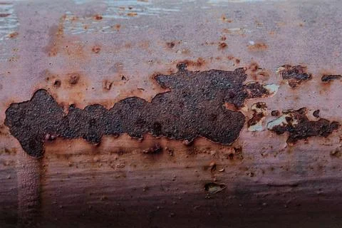 Oxidized rust background profile Stock Photos