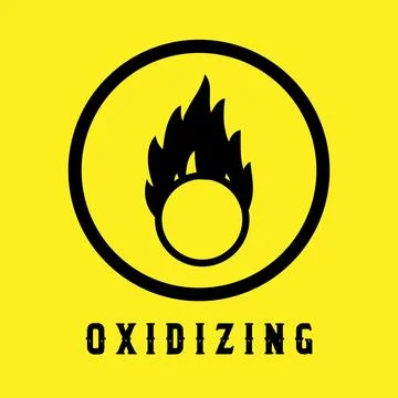 Oxidizing Symbol Stock Illustration