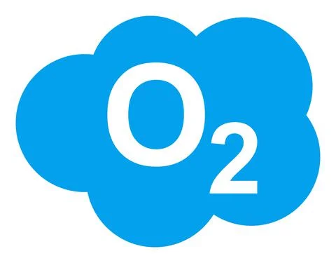 Oxigen Cloud Vector Icon Flat Illustration イラスト素材