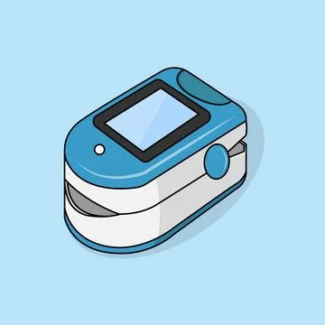 Oximeter Stock Illustration