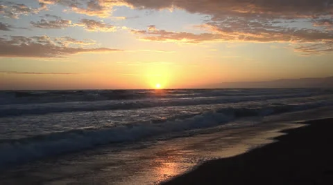 Oxnard Beach Stock Footage 25959674