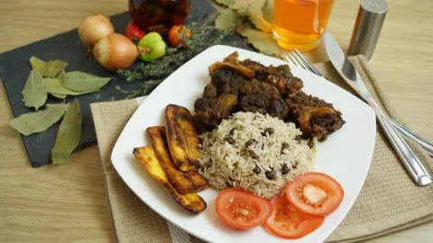 Oxtail dinner Stock Photos
