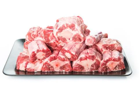 Oxtail isolated on a white background Stock Photos