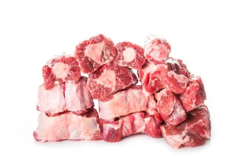 Oxtail isolated on a white background Stock Photos