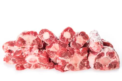 Oxtail isolated on a white background Stock Photos
