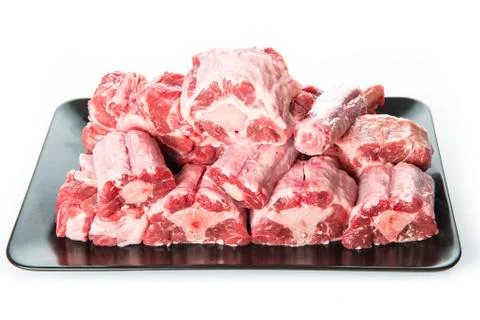 Oxtail isolated on a white background Stock Photos