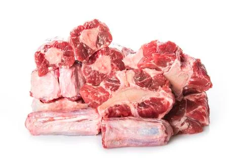 Oxtail isolated on a white background Stock Photos