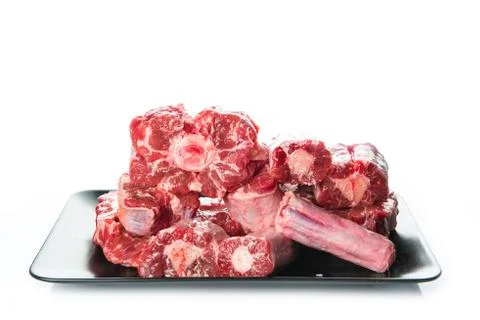 Oxtail isolated on a white background Stock Photos