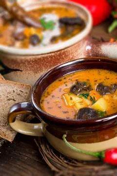 Oxtail soup Stock Photos