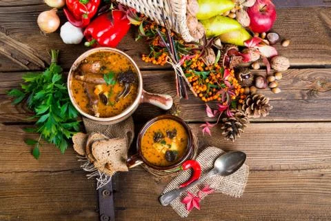 Oxtail soup Stock Photos
