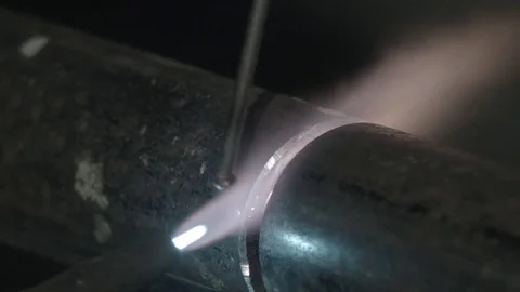 Oxyacetylene welding Stockbeeldmateriaal 82577852