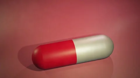 An Oxycodone Hydrochloride Pill in Stomach Stock Footage 311112546