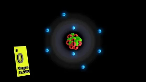 Oxygen Atom Stock Footage 71963652