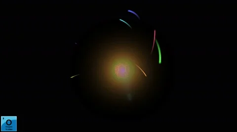 Oxygen atom nucleus electron movement Stock Footage 63190560