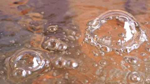 Oxygen bubble above fish tank. Stock Footage 305973489