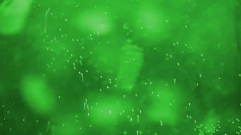 Oxygen bubbles  floating  in water Video stock 79732861