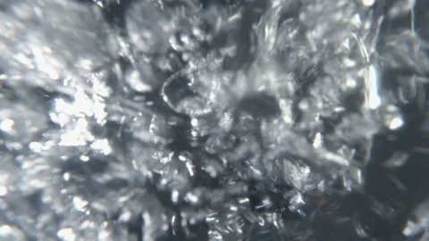 Oxygen bubbles under water Stock Footage 150223739