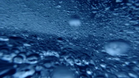 Oxygen bubbles under water Stock Footage 154415153