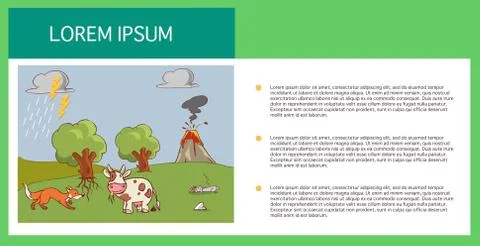 Oxygen cycle vector illustration Illustrazione stock