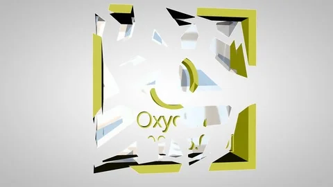 Oxygen. Element of the periodic table of the Mendeleev system. Stock Footage 81203515