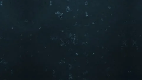 Oxygen foam in cold water Under Ice background effect Video stock 322952364