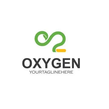 Oxygen icon vector concept design template Stock Illustration