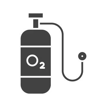 Oxygen icon vector image. Illustrazione stock