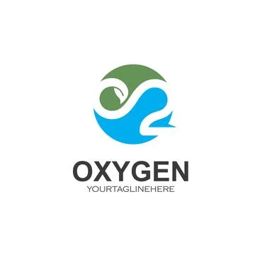 Oxygen infinity  icon vector design concept Stock Illustration