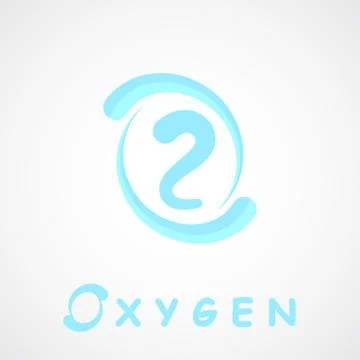 Oxygen logo Stock Illustration