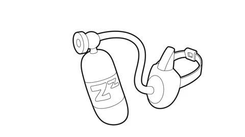 Oxygen mask icon animation Stock Footage 161044270