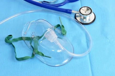 Oxygen mask Stock Photos
