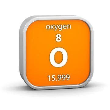 Oxygen material sign 写真素材