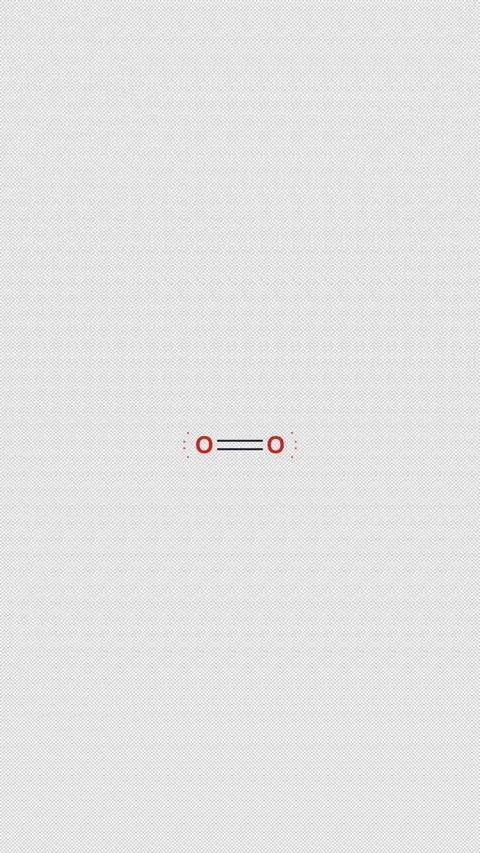 Oxygen O2 Lewis Structure Clean No Text Overlay Alpha 4K Vertical 9x16 Light Vídeos de archivo 339506369