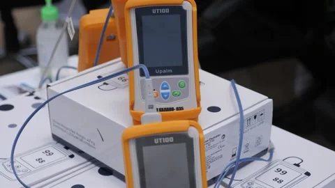 Oxygen oximeter Video stock 151067677