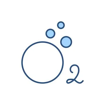 Oxygen related vector icon. Stock Illustration
