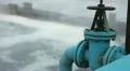 Oxygen valving supply in waste water HD Footage