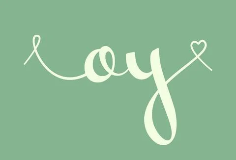 OY initial wedding monogram calligraphy vector illustration. Hand drawn let.. Stock Illustration
