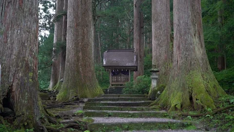 Oyama shrine, Toyama, Japan. Stock Footage 114951453