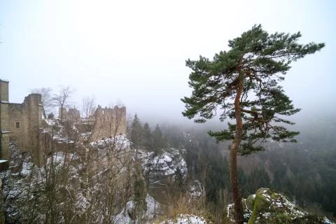 Oybin castle Germany Stock Photos