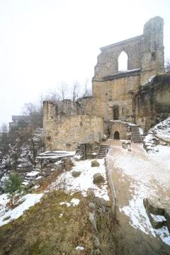 Oybin castle Germany Stock Photos