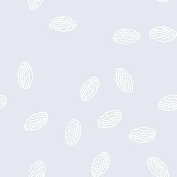 Oyster closed shell line seamless pattern 스톡 일러스트