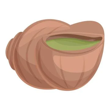Oyster icon cartoon vector. Shell food Stock Illustration