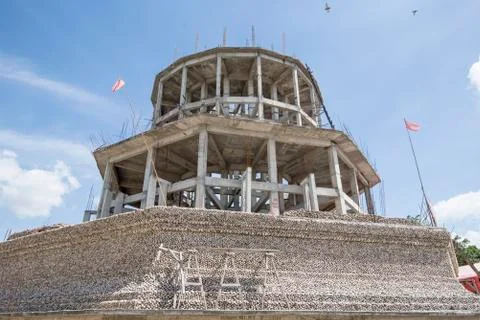 Oyster shell temple Foto stock