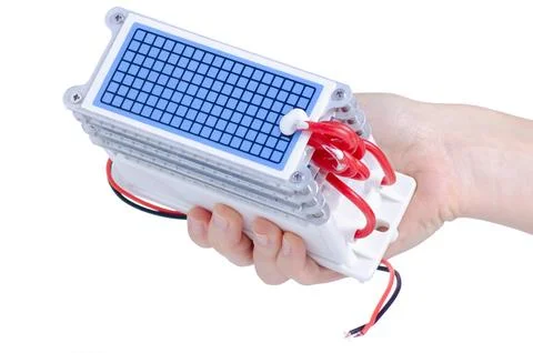Ozone Generator Integrated in hand Stock Photos