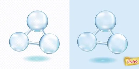 Ozone molecule Stock Illustration