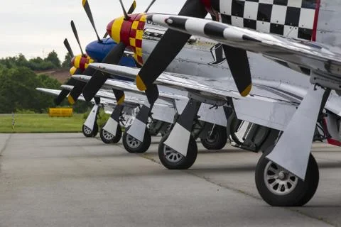 P-51 Mustangs Stock Photos
